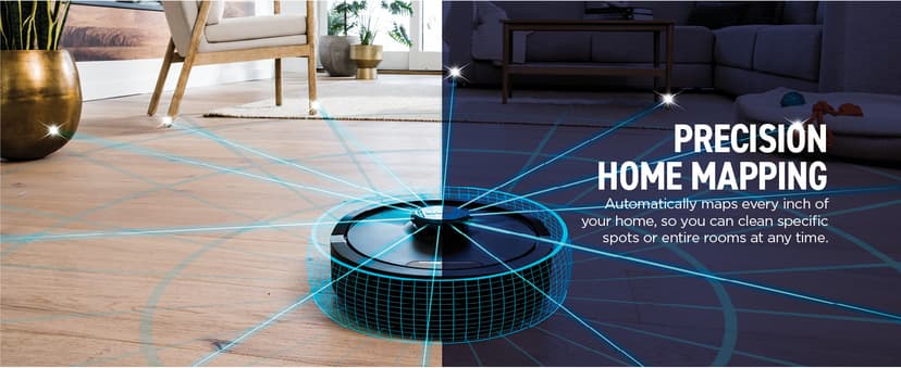 Shark Robot Vacuum & Mop Combo, Powerful Suction, Matrix Plus, 60-Day Debris Capacity, HEPA Bagless Self Empty Base, Sonic Mopping, Home Mapping for Pet Hair - Carpets & Hardfloor, AV2610WA
