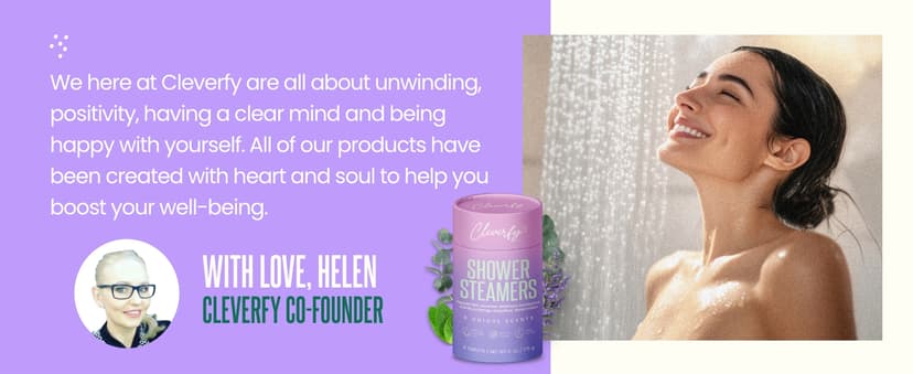Cleverfy Shower Steamers Aromatherapy for Women and Men – Self-Care Shower Bombs for Stress Relief and Relaxation – 6 Tablets