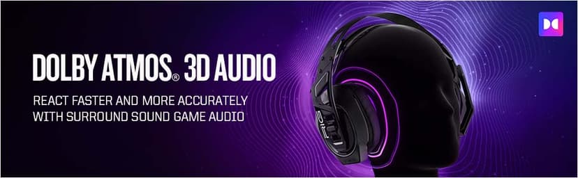 RIG 900 MAX HX Universal Dual Wireless Gaming Headset 2.4GHz/Bluetooth for Xbox, PlayStation, Nintendo Switch, PC, Android, iPhone - Charging Base - 60 Hours Battery - Dolby Atmos 3D Audio