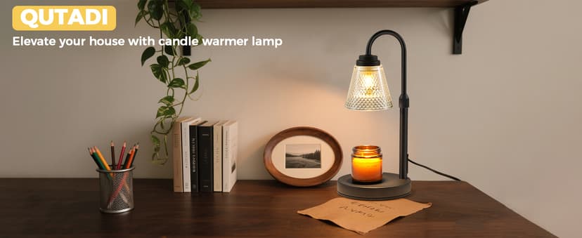 Dimmable Candle Warmer for Jar Candles, Height Adjustable Wax Melt Warmer, Room Decor Desk Lamp, House Warming Gifts New Home Candle Warmer Lamp with Timer Home Decor Birthday Gifts for Women Mom Her B0FRLWC6X9