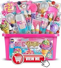 Halloween Toy Monster Slime Kit for Girls Ages 6-12, FunKidz Glow in Dark Slime Making Kit for Kids Make Soft Slime Balls with Photochromic Powder Kid Ideal Party Gifts