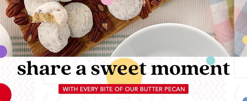 David's Cookies Butter Pecan Meltaways 907g