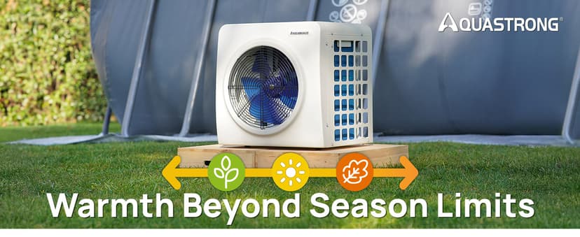 AQUASTRONG Swimming Pool Heat Pump,Electric Pool Heater for Above Ground and Inground Pool,Heating and Cooling Pool Heater Pools Up to, 6500 Gallons