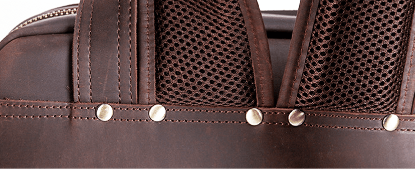 STAR VISTA Bernini Vintage Full Grain Leather Camera Backpack for DSLR/SLR, Camera Case for Photographers, with Tripod Holder, Fits 15.6" Laptop, Casual Outdoor Rucksack, YKK Zippers