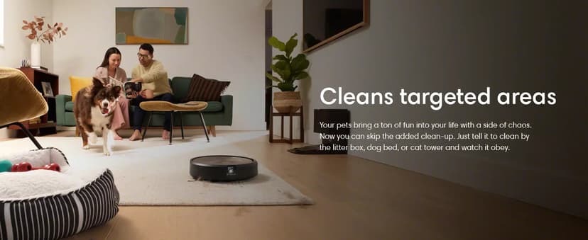iRobot Roomba j9+ Self-Emptying Robot Vacuum – Powerful Suction, Identifies and Avoids Obstacles Like pet Waste, Self-Empties for 60 Days, Best for Homes with Pets, Smart Mapping, Works with Alexa