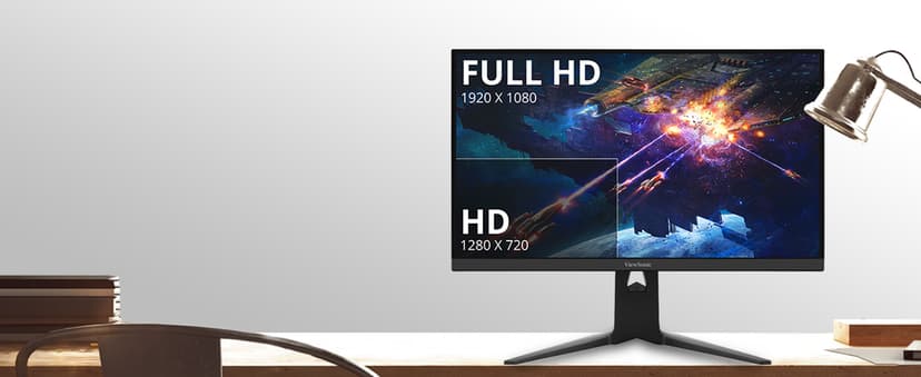 ViewSonic XG2536 25 Inch 1080p Gaming Monitor, IPS with 280Hz and 0.5ms for Elite Gaming Performance, FreeSync Premium and G-Sync Compatible, Advanced Ergonomics, 65W USB-C, HDMI, and DisplayPort