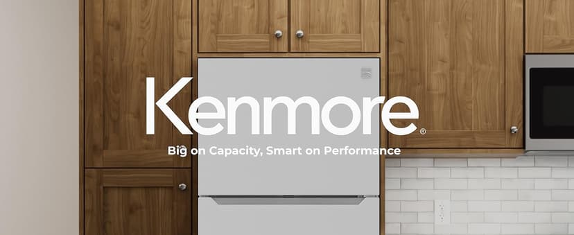 Kenmore 30" Top Mount Refrigerator with Freezer - Adjustable Shelving, Humidity-Controlled Crispers, LED Lighting, ENERGY STAR Certified, Garage Ready, 18.1 cu. ft. Capacity - White