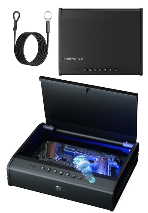 Interior Light Emergency Power Supply Voice Navigation Mute Mode, With Cable For Home, Nightstand, Car,Travel. Nice Gift PINEWORLD Biometric Fingerprint Handgun Safe with Raised Backlit Keypad&Key B0CD7BJF1H