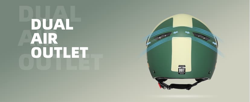 TRIANGLE Open Face Motorcycle Helmet Retro 3/4 Helmets with Clear Visor for Men Women DOT Approved