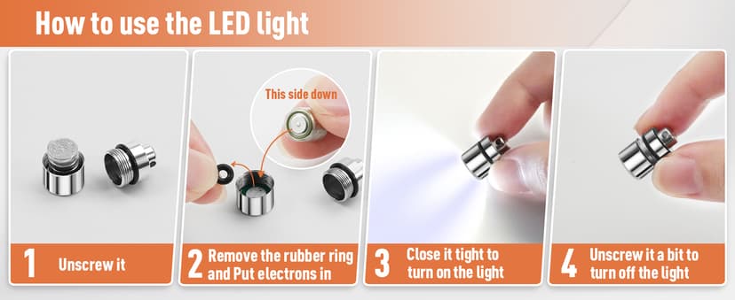 Gifts for Men Fidget Pen, Stocking Stuffers for Teens, White Elephant Gifts for Adults, Anniversary Birthday Gift for Men Him Husband Teenage Boy Brother, Mens Gift for Christmas Multifunction Pen