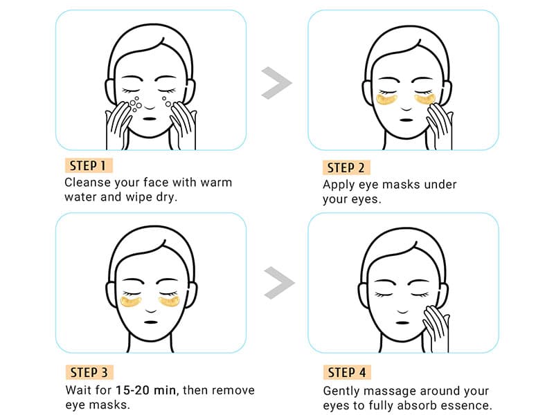 PEAUAMIE Under Eye Patches Gold and Hyaluronic Acid for puffy eyes,Rose Eye Masks for Dark Circles and Puffiness skin care Smooth Wrinkles products 30 Pairs B0BS8Y2FLK