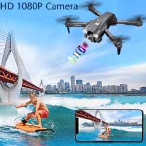 MOCVOO Drone with Camera for Adults, 1080P HD Mini FPV Drones for Kids Beginners, Foldable RC Quadcopter Toys for Boys Girls with Altitude Hold, 3D Flip, 3 Speeds, Headless Mode, Carrying Case