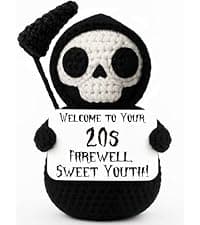 You're My Boo Buddy Cute Halloween Spooky Gifts - Funny & Romantic Handmade Crochet Ghost Plush Decor for for Girlfriend, Boyfriend, Couples, Her, Him, Friends, Valentine,Christmas Stocking Stuffer