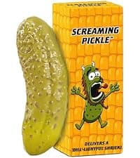 DR DINGUS Yodeling Pickle (1 Pickle) Sings Dill-lightful Musical Yodel Song - Hilarious Laughs - Singing Novelty Gag Gift for Friends Family Coworkers Office Students Classroom