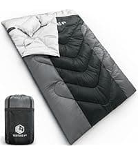 VENTURE 4TH Backpacking Sleeping Bag – XXL, Double and Single Sizes - Lightweight Warm & Cold Weather Sleeping Bags for Adults, Kids & Couples – Ideal for Hiking, Camping & Outdoor Adventures