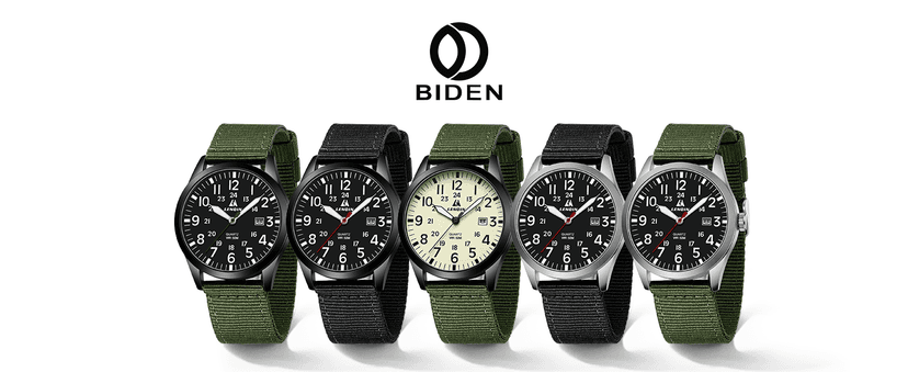 LN LENQIN Mens Watches Unisex Military Sport Nylon Strap Stylish Luminous Fashion Analog Quartz Watch for Men Waterproof Army Tactical Casual Wristwatch