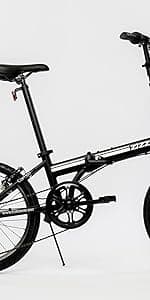 ZiZZO Campo 20 inch Folding Bike with 7-Speed, Adjustable Stem, Light Weight Frame