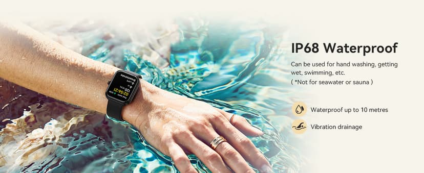 Smart Watch for Women Men, Smartwatch for iPhone & Android Bluetooth (Answer/Call) Built-in Alexa, 1.91" HD Fitness Tracker with 105+ Sport Modes, IP68 Waterproof, Sleep/Heart Rate/SpO2/Stress Monitor