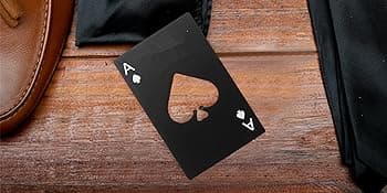 Card Bottle Opener, Yoption 10 Pcs Stainless Steel Credit Card Size Beer Bottle Can Cap Opener for Wallet Pocket Wedding Party Groomsmen Birthday Gifts