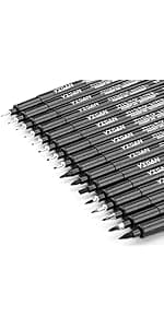 YISAN Drawing Art Pens,Micro Fineliner Pens,Fine Tip Manga Markers for Artist Sketch Technical,Black,12 Set,902195