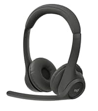 Logitech H390 Wired Headphones with Mic, USB-A Headset with Microphone for PC, Noise Cancelling Microphone for Video Meetings, Music, Gaming - Black