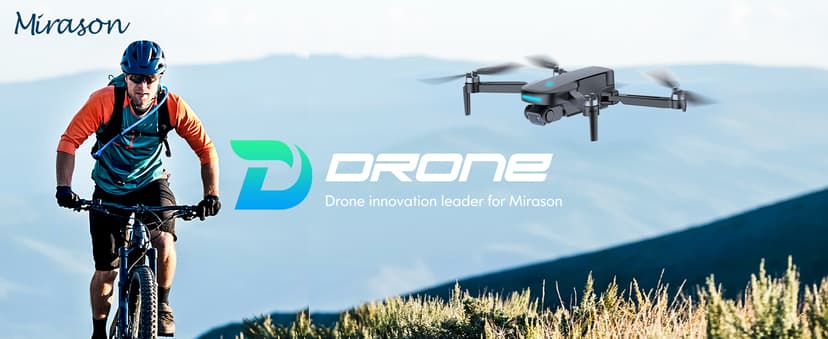 Mirason Drone with Camera, 1080P HD FPV Camera Drone with Brushless Motor, 2 Batteries, 360 Flips, Headless Mode, Gravity Control, 36 Mins Long Flight Foldable for Kids and Beginner