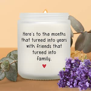 Friendship Gifts for Women Birthday, 50th 60th 70th 1955 Best Friend Birthday Gifts for Friends Female, Candles for Friends, Unique Thank You Gift to Friend Male Bestie BFF Coworker Woman Men Her Him