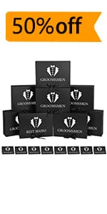 12Pack Black Gift Boxes with Lids, 12×9.8×3.1 Inch Groomsmen Proposal Box, Luxury Black Gift Box with Ribbon for Bridesmaid Box, Graduation, Christmas, Wedding, Birthday, Party