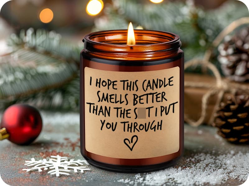 Fairy's Gift Candle I'm Sorry I Love You Gifts for Her Him Mom, Gifts for Wife, Grandma Girlfriend Wife Birthday Presents Ideas, Christmas Funny Presents for Women Men Dad Husband Boyfriend Parents