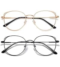 ANDWOOD Blue Light Blocking Glasses Women Men Computer Small Face Clear Bluelight Blocker Eyeglasses Frame