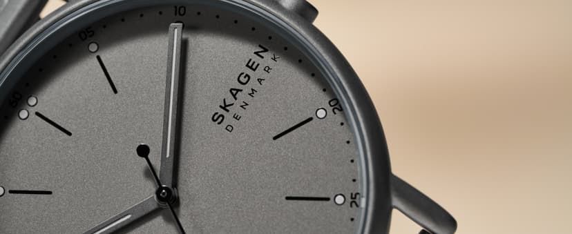 Skagen Signatur Minimalist Men's Watch with Stainless Steel Bracelet, Mesh or Leather Band