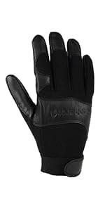 Carhartt Men's GD0794M High Dexterity Open Cuff Glove