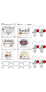 Best Teacher Appreciation Gifts,20 OZ Insulated Tumbler for Women Teacher,Unique Gift Ideas from Students - Funny Socks Thank You Basket Box for New Teachers,Christmas Gifts for Teachers