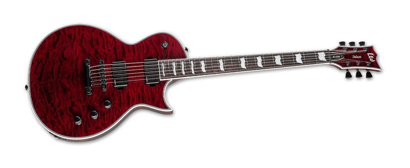 ESP LTD EC-1000QM Electric Guitar - See Thru Black Cherry