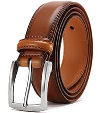 DOOPAI Reversible Leather Belt for Men 1.25" - Dual Sided Dress and Casual Belt, Trim to Fit, 2 Styles in One Belt