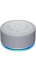 Sound Machine Alarm Clock Brown Noise White Noise Machine Night Light with Dual Alarms Backup Battery 30 Sleeping Sounds for Baby Kids Adults 32 Level Volume 5 Timers 15 Wake Up Sounds Memory Function