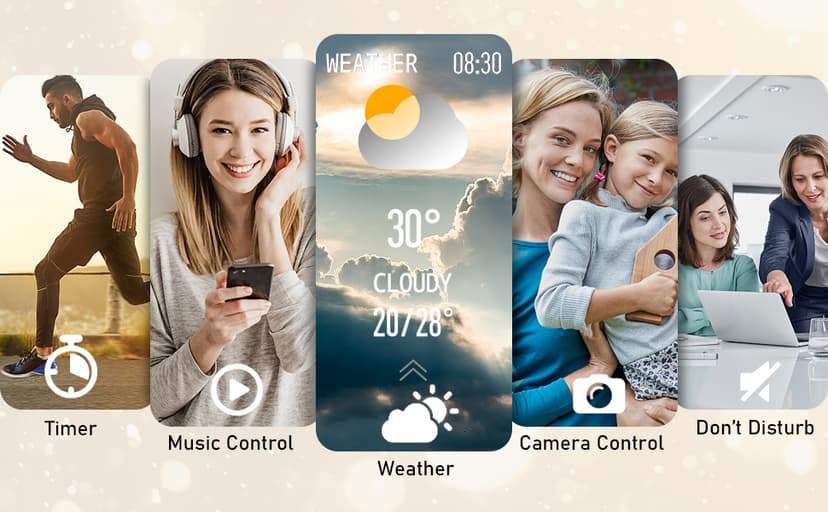 Smart Watch Health Fitness Tracker with 24/7 Heart Rate, Blood Oxygen Blood Pressure Sleep Monitor, 115 Sports Modes, Step Calorie Counter Pedometer IP68 Waterproof for Android and iPhone Women Men