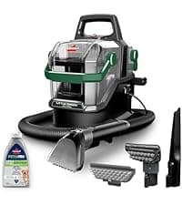 BISSELL Little Green Multi-Purpose Portable Carpet and Upholstery Cleaner, Car and Auto Detailer, with Exclusive Specialty Tools, Green, 1400B