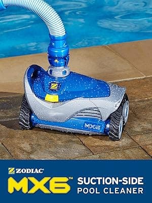 Zodiac MX6 Suction-Side In-Ground Pool Cleaner, Cyclonic Suction and X-Trax for Extreme Maneuverability