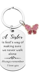 Gifts for Brother from Sister, Brother Birthday gifts, Remember I Love You Gift Keychain for Birthday Christmas Graduation