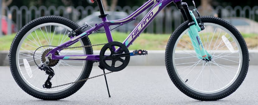 HILAND 20 Inch 26 Inch Mountain Bike for Women Girl, Lock-Out Suspension Fork, Aluminum Frame, Adult Ladies Mens MTB Bicycle