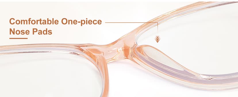 Madison Avenue Blue Light Blocking Glasses Anti Eyestrain UV Glare Blue Light Glasses for Women TV Phone Computer Gaming Eyeglasses Liberty (Crystal Brown)