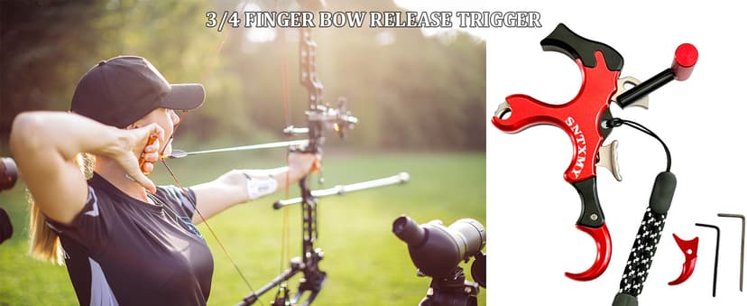 sntxmy Bow Release for Compound Bow, Archery Release Trigger, Compound Bow Release, Thumb Release.