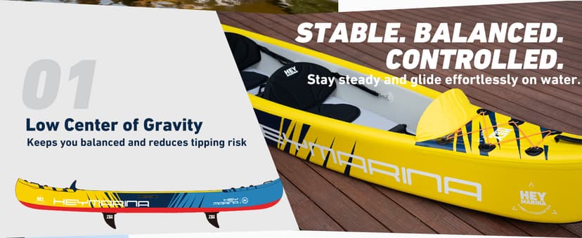 Inflatable Kayak Fishing Kayak for Adults Portable Touring Kayak Canoe with Wheeled Backpack, Seats, Pump and Paddles, Full Drop Stitch Construction