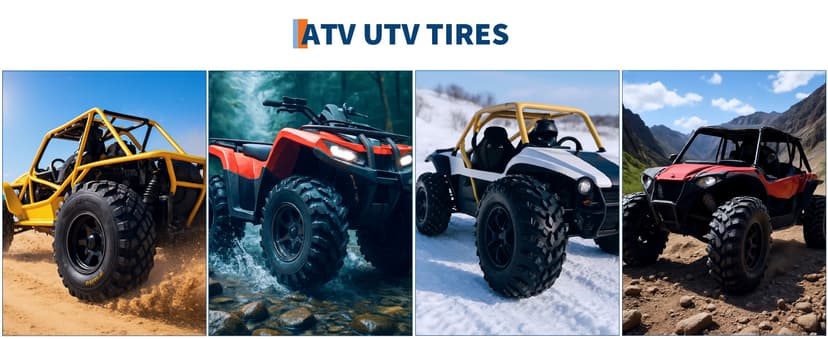 Garvee 2 Pack 24x10-11 ATV UTV Tires 4-Ply All-Terrain Tubeless Tires for Daily Work, Hunting & Recreational Riding on ATV, UTV, Quad and 4 Wheeler