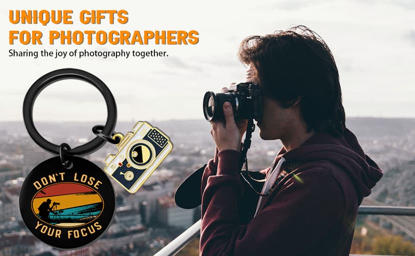 Cool Gifts For Photographers Men Women Photography Gifts For Men Women Birthday Christmas Gift For Photography Lovers Photographer Gifts For Men Photography Gifts Keychain Stuff Camera Keychain B0DRYG6S11