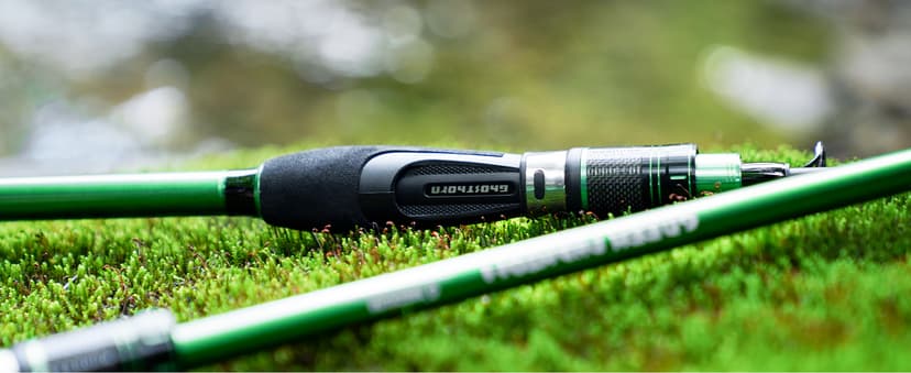 Ghosthorn Fishing Rod and Reel Combo Graphite Telescoping Fishing Pole Portable Travel Kit with Carrier Bag for Freshwater Saltwater