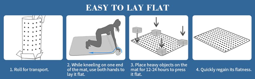 Tydle Chair Mat for Carpet, 60" x 46" Chair Mat for Carpeted Floors, Non-Slip Computer Under Desk Plastic Floor Mat for Work Gaming Chairs, Heavy Duty Carpeted Floor Protector for Home Office (Clear)