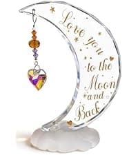 Wedding Anniversary Birthday Christmas Valentine's Day Gift from Husband, To My Wife, K9 Crystal, Color Changing LED Romantic Gifts for Wife Crystal Heart Rose Keepsake LED Base B0GV7TXQF4