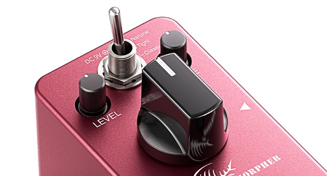 Donner Distortion Guitar Pedal, Morpher Mini Distortion 3 Modes Natural, Tight, Classic Crunch 80s Metal for Electric Guitar True Bypass